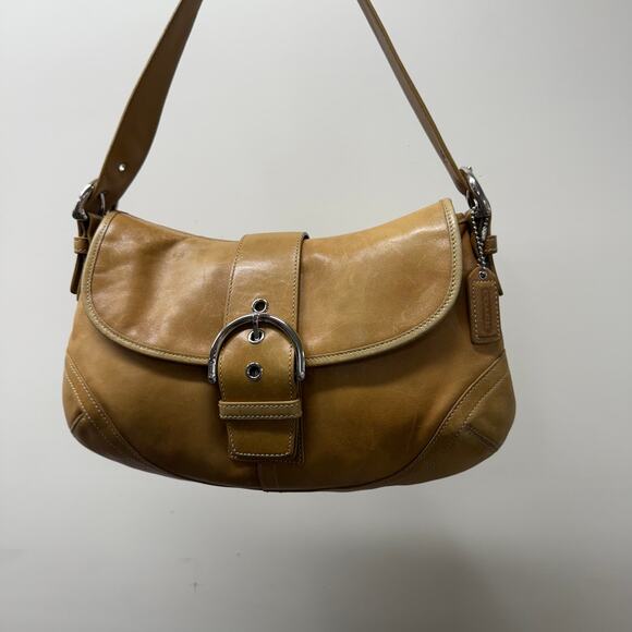 Y2K Coach Leather Soho Shoulder Bag - Picture 1 of 3